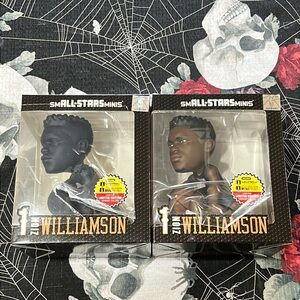Excite NBA SMALL-STARS Minis Zion Williamson Collectible Figure Red/Navy Lot 2